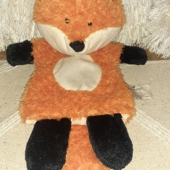 DEMDACO NAT & JULES ORANGE FOX HAND PUPPET FAVIAN 12" STORY TELLING PLUSH - Picture 2 of 5